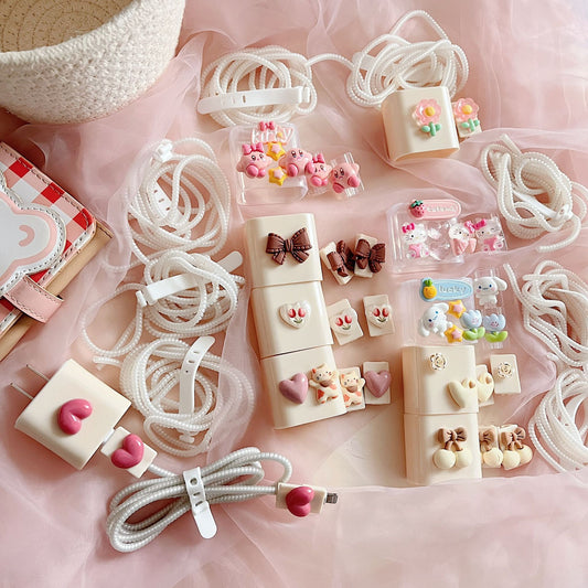 Cute charger protector