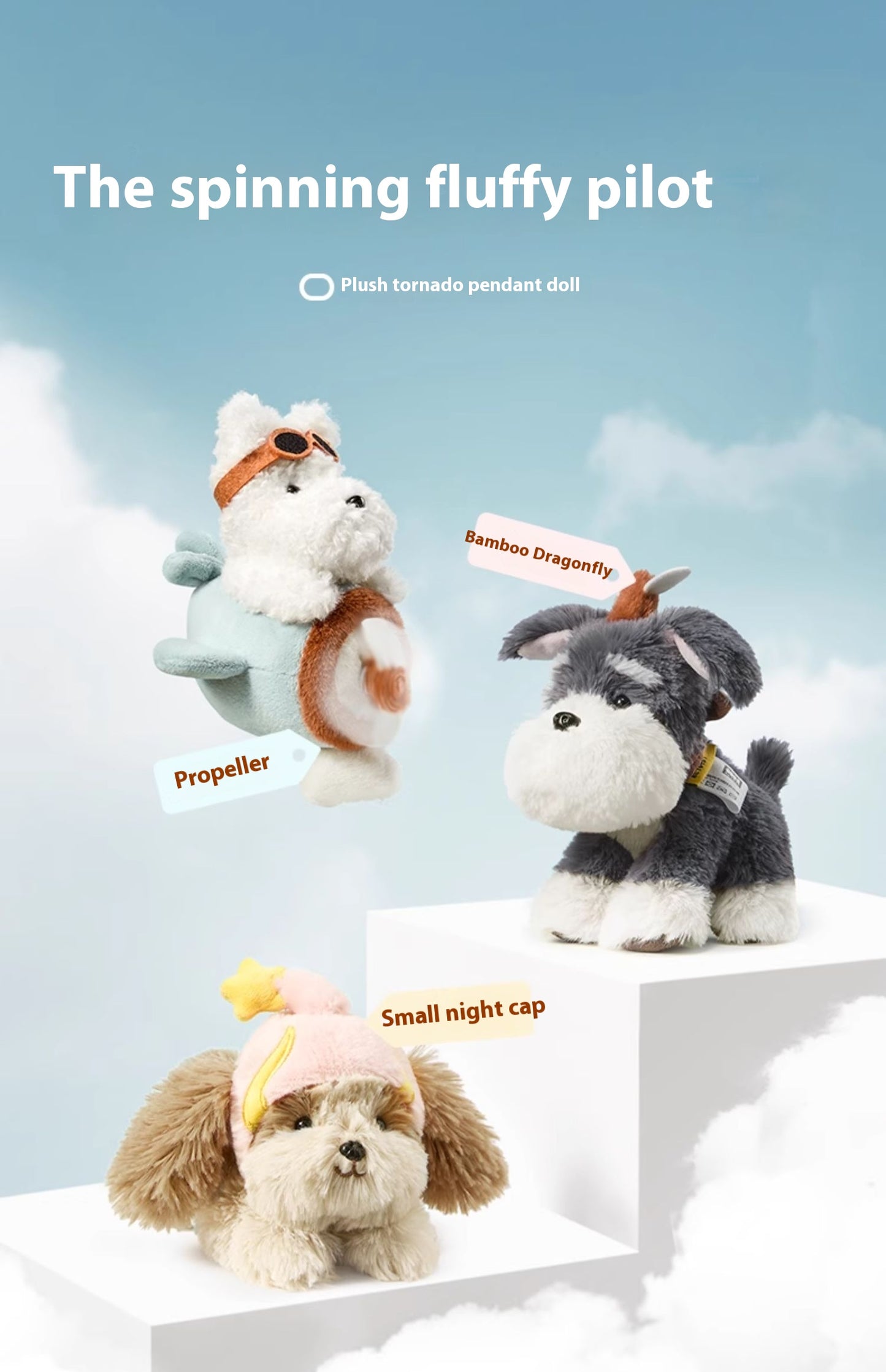 Cute Puppy Keychain