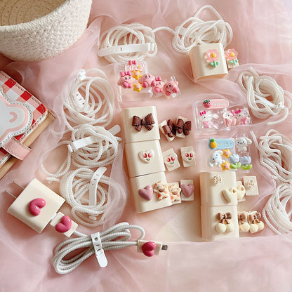 Cute charger protector