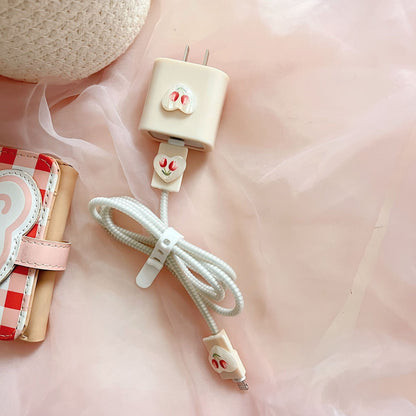 Cute charger protector