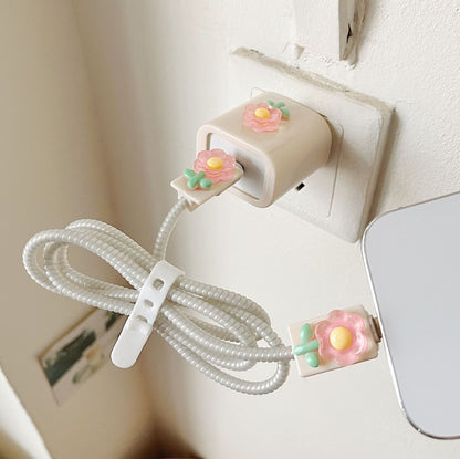 Cute charger protector