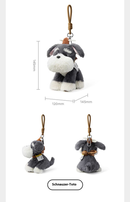 Cute Puppy Keychain