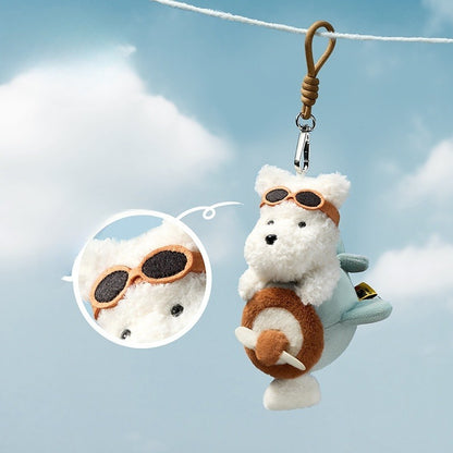Cute Puppy Keychain