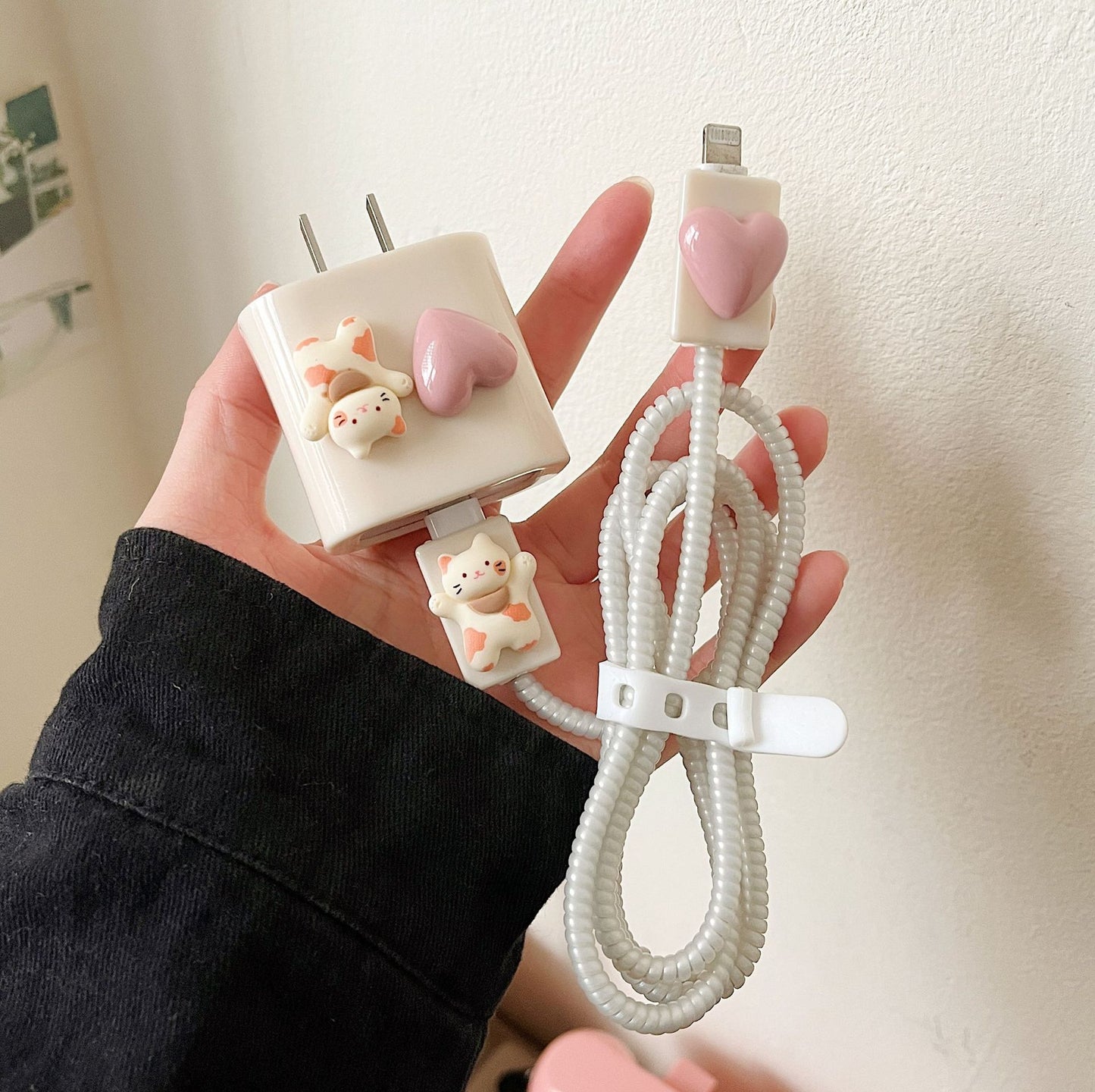 Cute charger protector