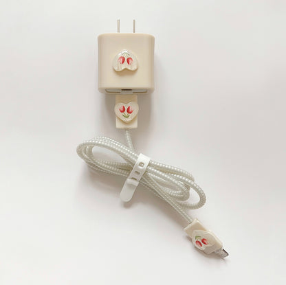Cute charger protector